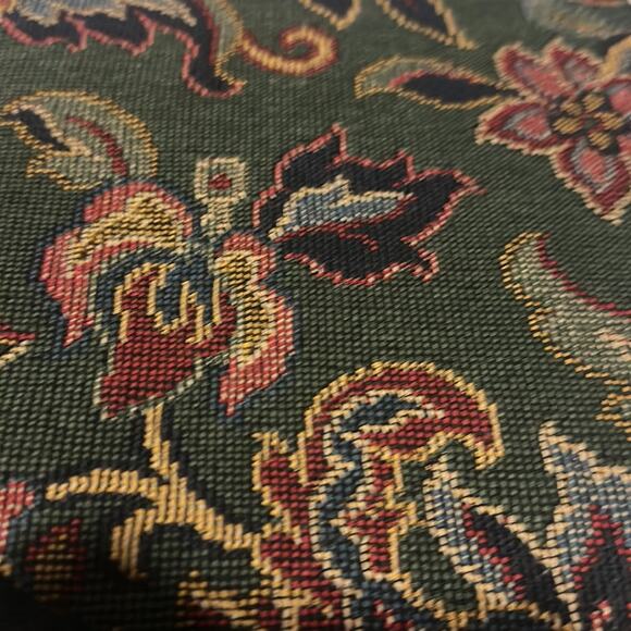 RAFEAL SANCHEZ Botanical Leaves Textured Vintage Shoulder /Cross Body Handbag - Picture 13 of 16